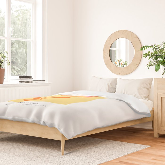 Matisse Poster 3. Flower & Sun cut-outs Duvet Cover Gallery Image 2