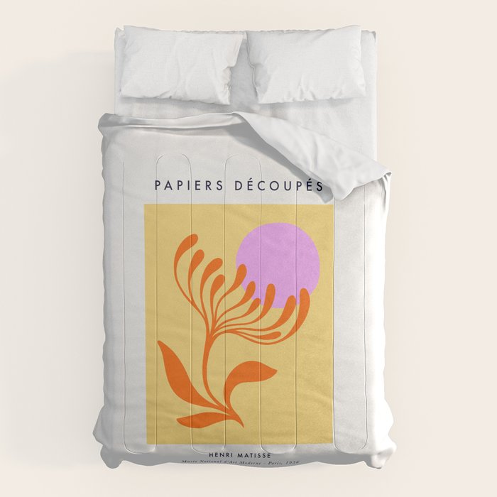 Matisse Poster 3. Flower & Sun cut-outs Comforter Gallery Image 6