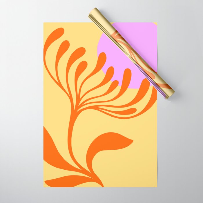 Matisse Poster 3. Flower & Sun cut-outs Wrapping Paper Gallery Image 1
