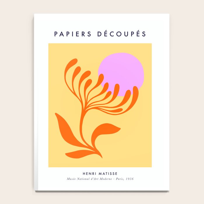 Matisse Poster 3. Flower & Sun cut-outs Notebook Gallery Image 4