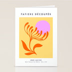 Matisse Poster 3. Flower & Sun cut-outs Stationery Card Gallery Image 2