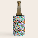 Vintage Y2K cartoon sticker pattern Wine Chiller Gallery Image 3