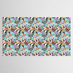 Vintage Y2K cartoon sticker pattern Tablecloth Gallery Image 2