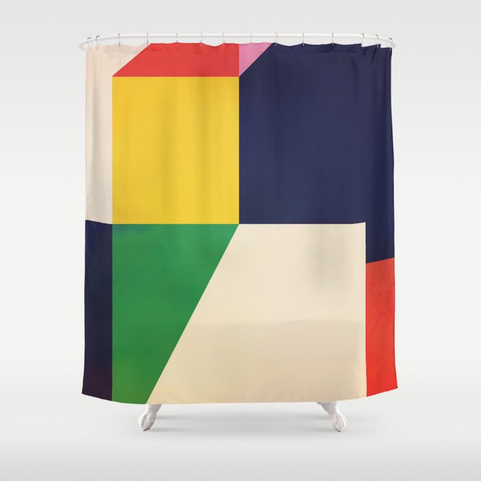 Geometric Shapes 114 Shower Curtain Gallery Image 1