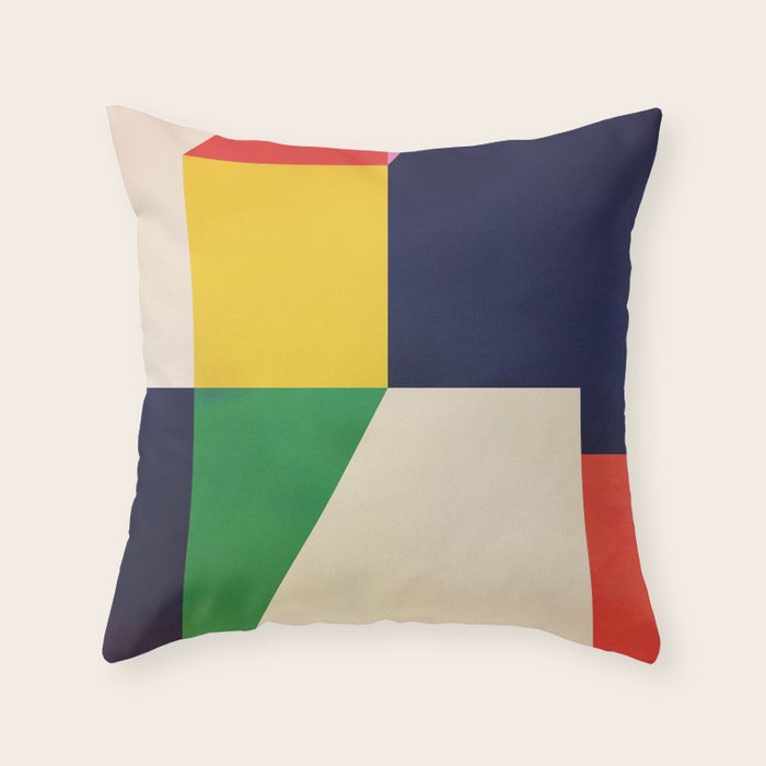 Geometric Shapes 114 Throw Pillow Gallery Image 6