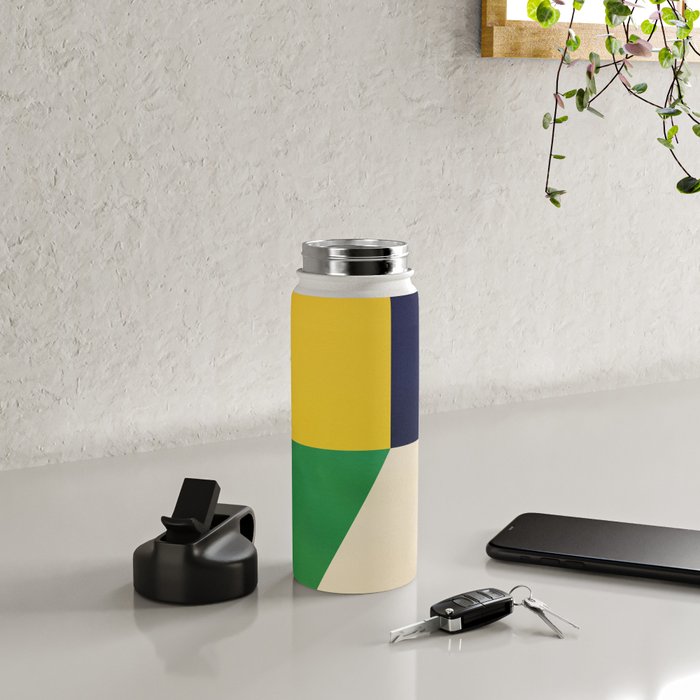 Geometric Shapes 114 Water Bottle Gallery Image 4