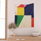 Geometric Shapes 114 Wall Tapestry Gallery Image 2
