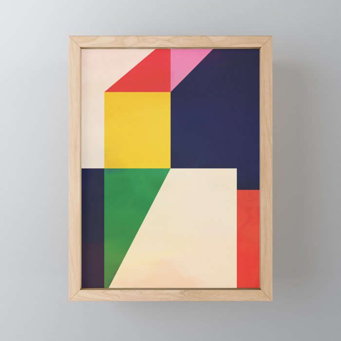 Geometric Shapes 114 Mini Art Print Gallery Image 1