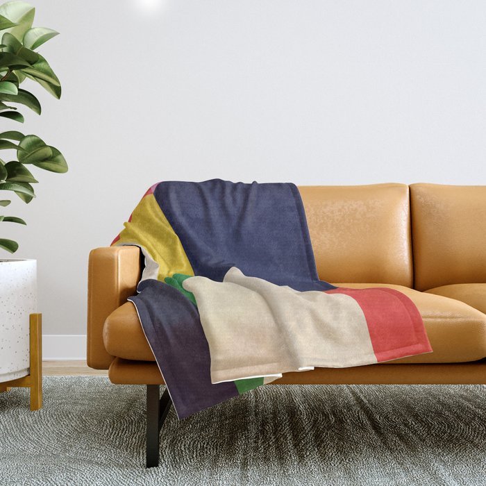Geometric Shapes 114 Throw Blanket Gallery Image 1