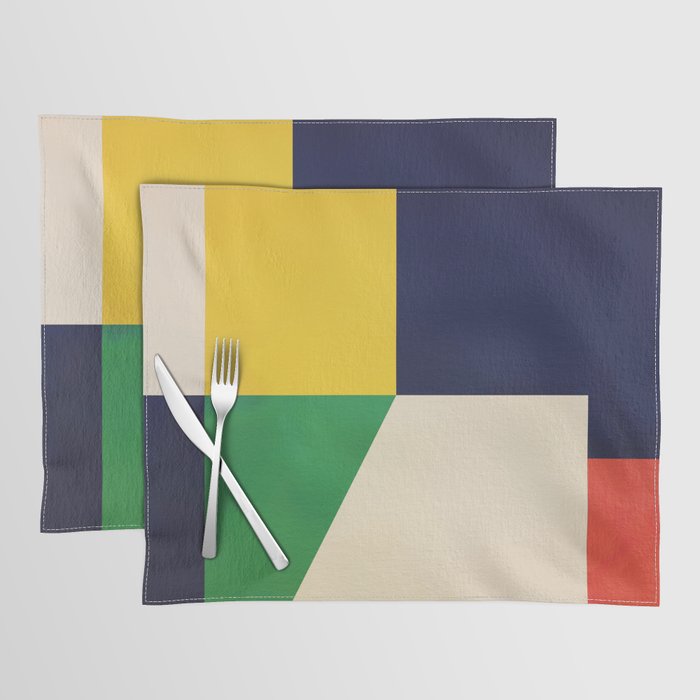 Geometric Shapes 114 Placemat Gallery Image 1