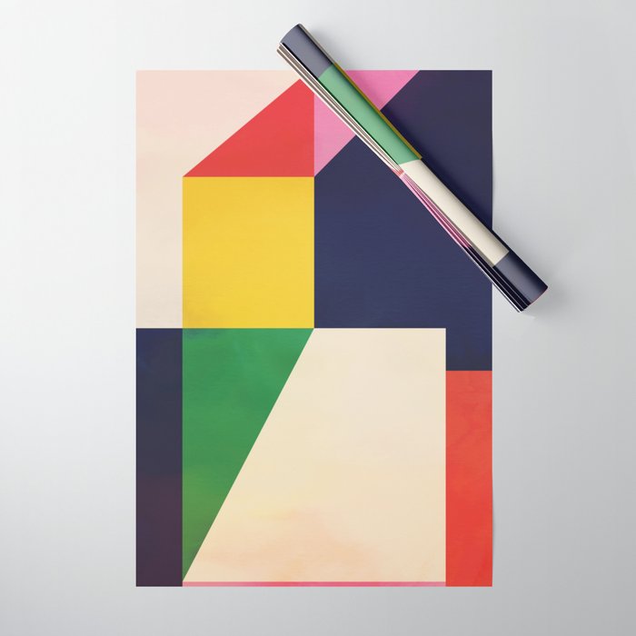 Geometric Shapes 114 Wrapping Paper Gallery Image 1