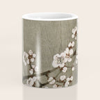 Blossoming plum tree at full moon  - Vintage Japanese Woodblock Print Art Coffee Mug Gallery Image 4