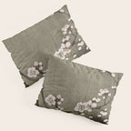 Blossoming plum tree at full moon  - Vintage Japanese Woodblock Print Art Pillow Sham Gallery Image 3