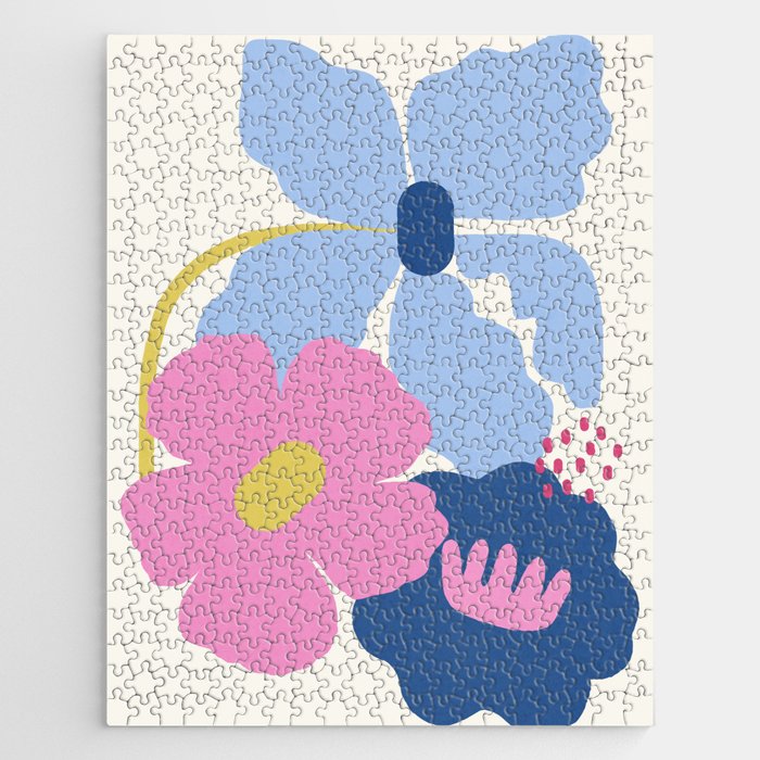 Paper Blooms - tropical Jigsaw Puzzle Gallery Image 1