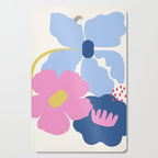 Paper Blooms - tropical Cutting Board Gallery Image 1