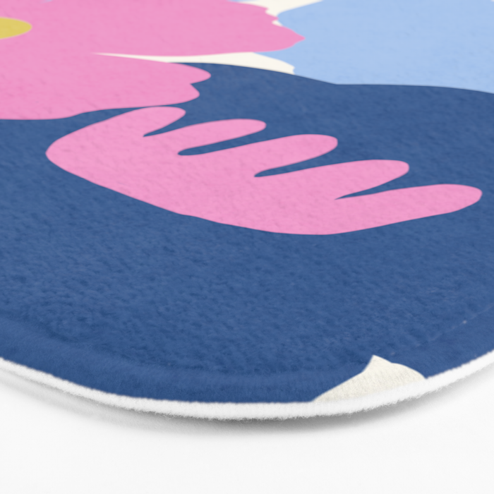 Paper Blooms - tropical Bath Mat Gallery Image 3