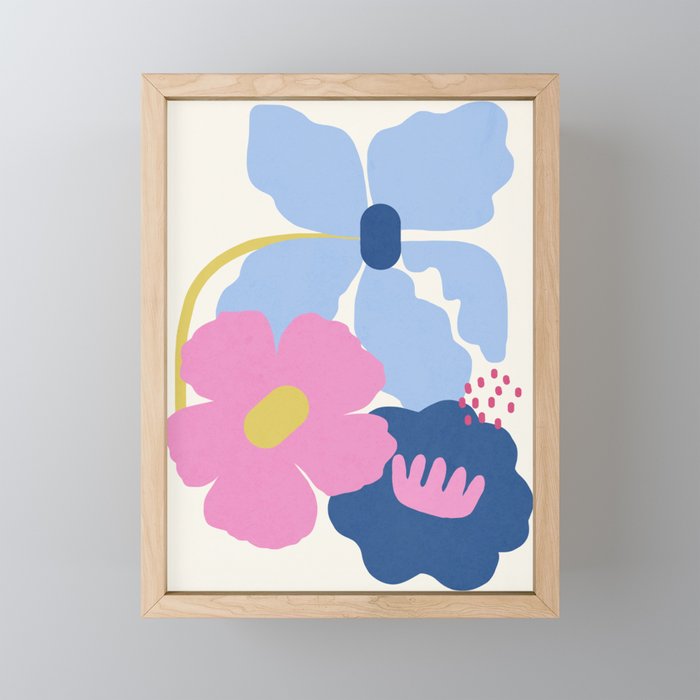 Paper Blooms - tropical Mini Art Print Gallery Image 1