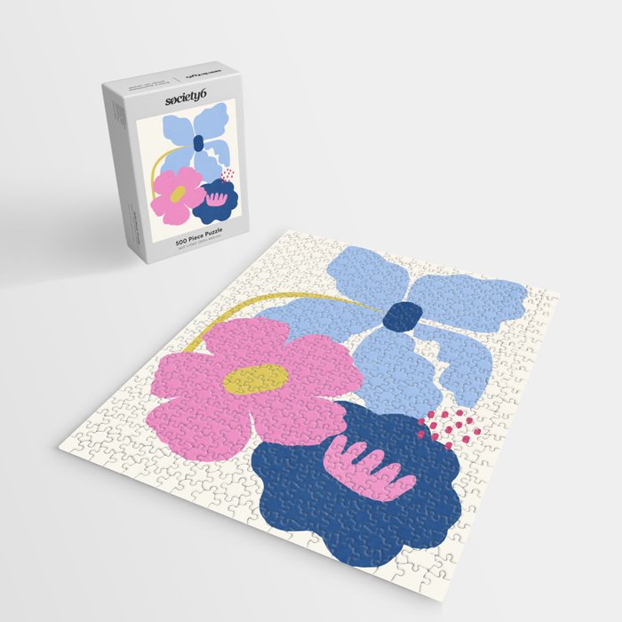 Paper Blooms - tropical Jigsaw Puzzle Gallery Image 2