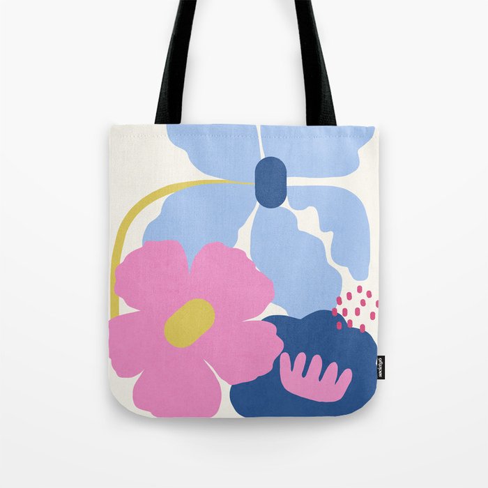 Paper Blooms - tropical Tote Bag Gallery Image 1