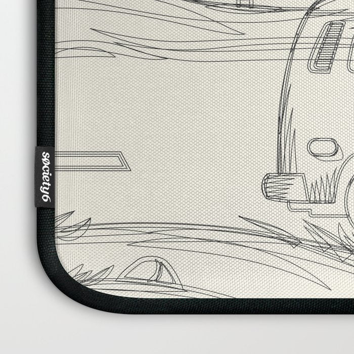 Mountain Road Linescape Laptop Sleeve Gallery Image 3