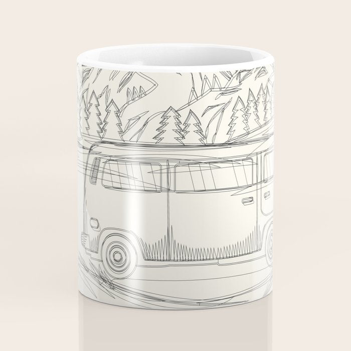 Mountain Road Linescape Coffee Mug Gallery Image 4