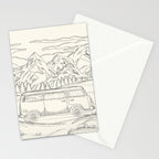 Mountain Road Linescape Stationery Card Gallery Image 2