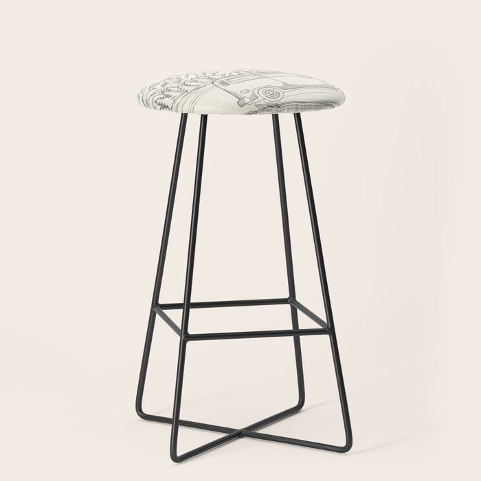 Mountain Road Linescape Stool Gallery Image 1
