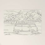 Mountain Road Linescape Welcome Mat Gallery Image 1
