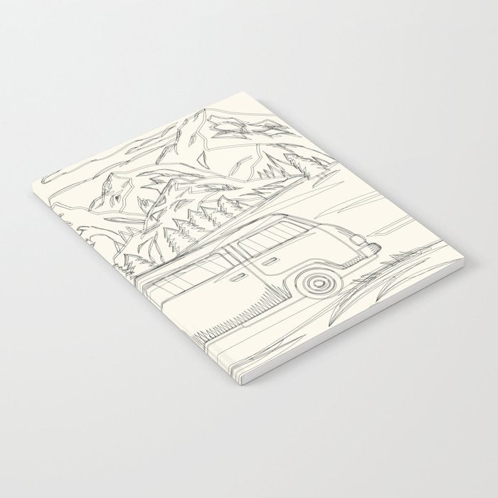 Mountain Road Linescape Notebook Gallery Image 2