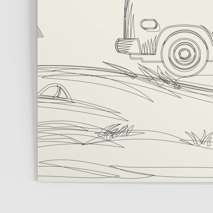 Mountain Road Linescape Poster Gallery Image 3