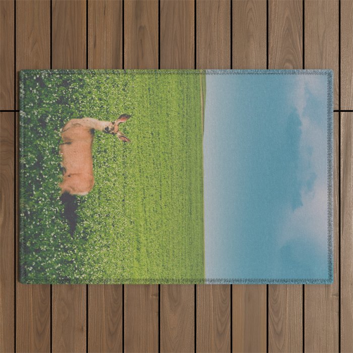 Clover Fields Outdoor Rug Gallery Image 1