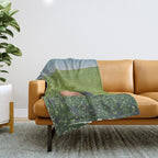 Clover Fields Throw Blanket Gallery Image 1