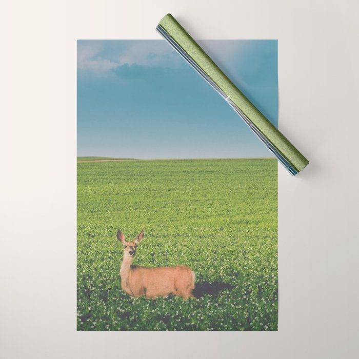 Clover Fields Wrapping Paper Gallery Image 1