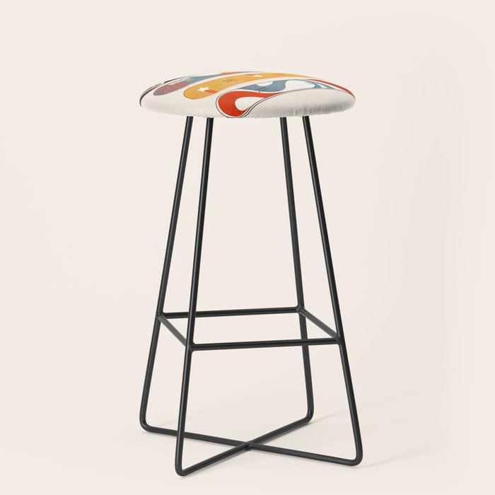 Retro Snowboards  Stool Gallery Image 1