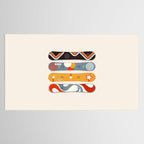 Retro Snowboards  Tablecloth Gallery Image 2