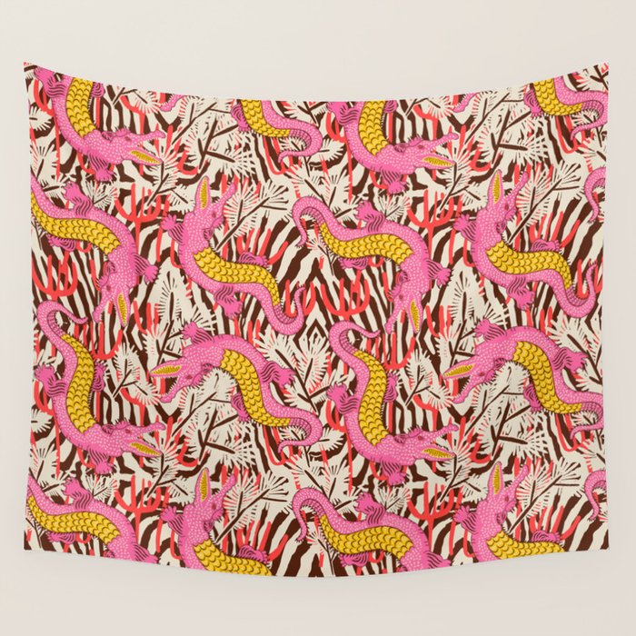 BAZAAR FETE GATOR Wall Tapestry Gallery Image 4