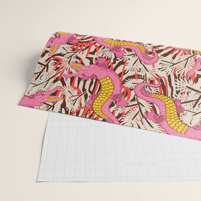 BAZAAR FETE GATOR Wrapping Paper Gallery Image 2