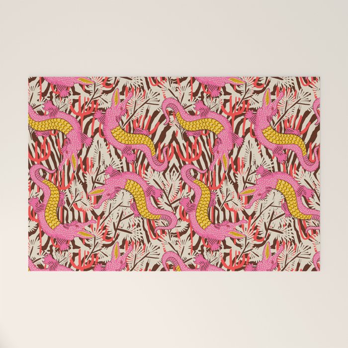 BAZAAR FETE GATOR Welcome Mat Gallery Image 1