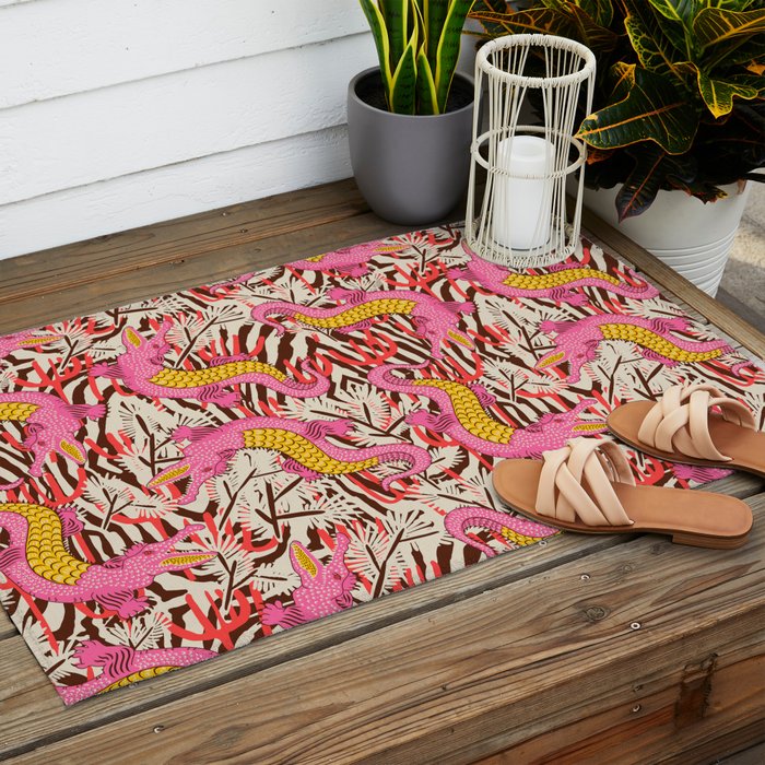 BAZAAR FETE GATOR Outdoor Rug Gallery Image 2