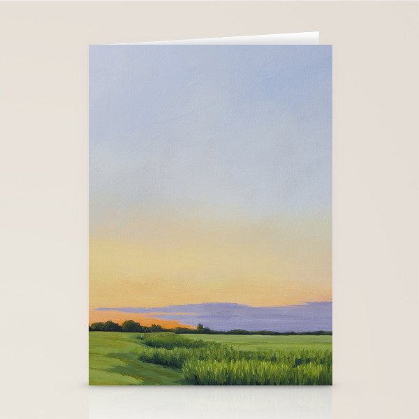 Altus Summer Evening Landscape Stationery Card Gallery Image 2