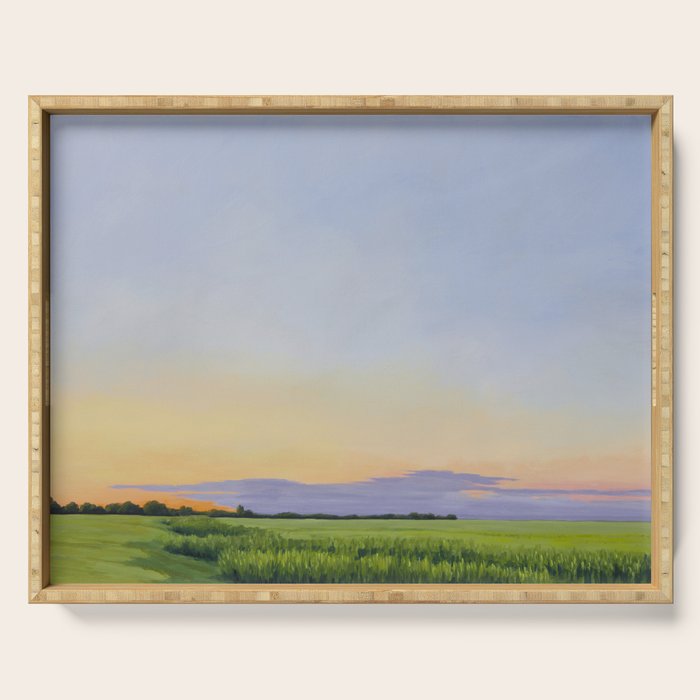 Altus Summer Evening Landscape Serving Tray Gallery Image 1