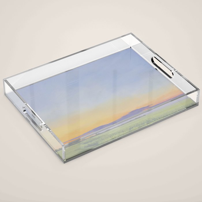 Altus Summer Evening Landscape Acrylic Tray Gallery Image 1