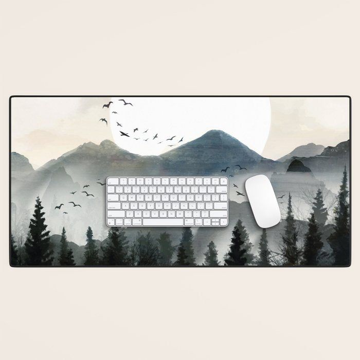 Midnight Forest Desk Mat Gallery Image 1
