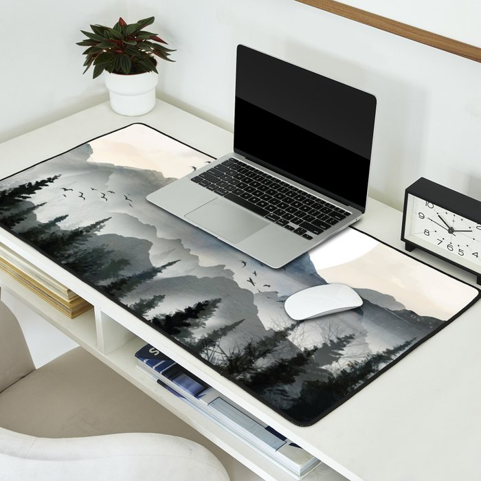 Midnight Forest Desk Mat Gallery Image 2