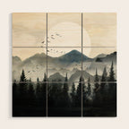 Midnight Forest Wood Wall Art Gallery Image 1