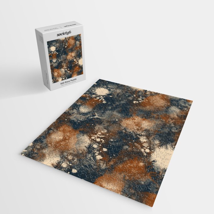 Earth watercolor splashes Jigsaw Puzzle Gallery Image 2