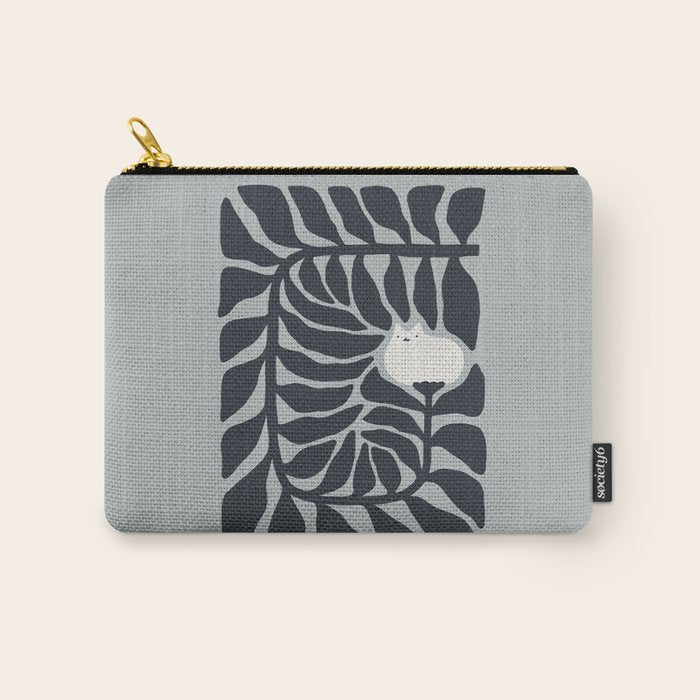Cat and Plant 81 Carry All Pouch Gallery Image 1