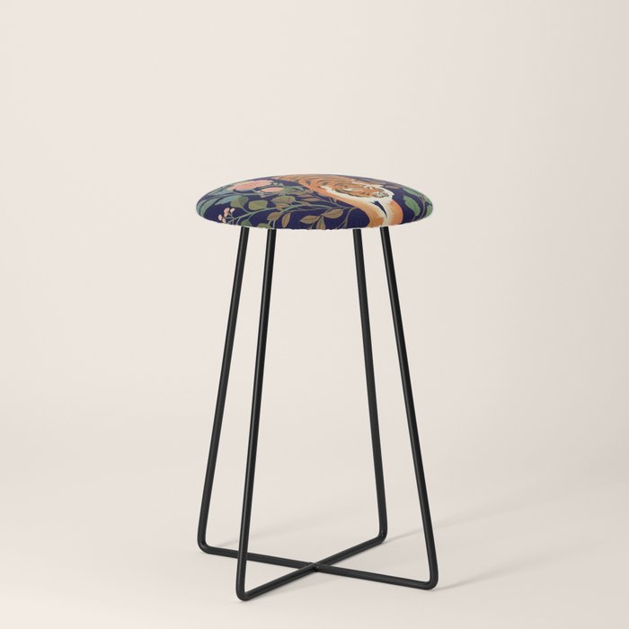 Tiger Floral Garden Stool Gallery Image 3