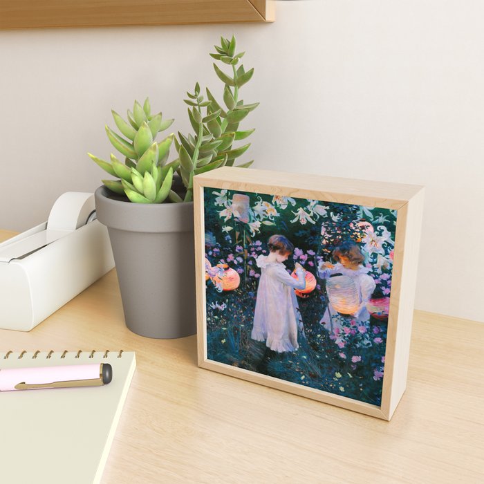 John Singer Sargent Oeillet, Lily, Lily, Rose (1886) Mini Art Print Gallery Image 2