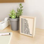 More - Modern Typography Print Mini Art Print Gallery Image 2